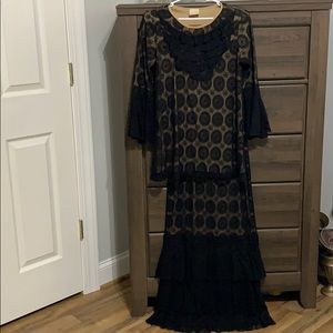 Black and Tan Zadie B’s outfit. Sz Small.